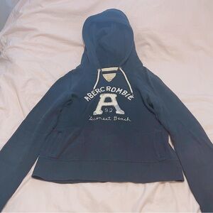 Abercrombie & Fitch Navy Blue Hoodie